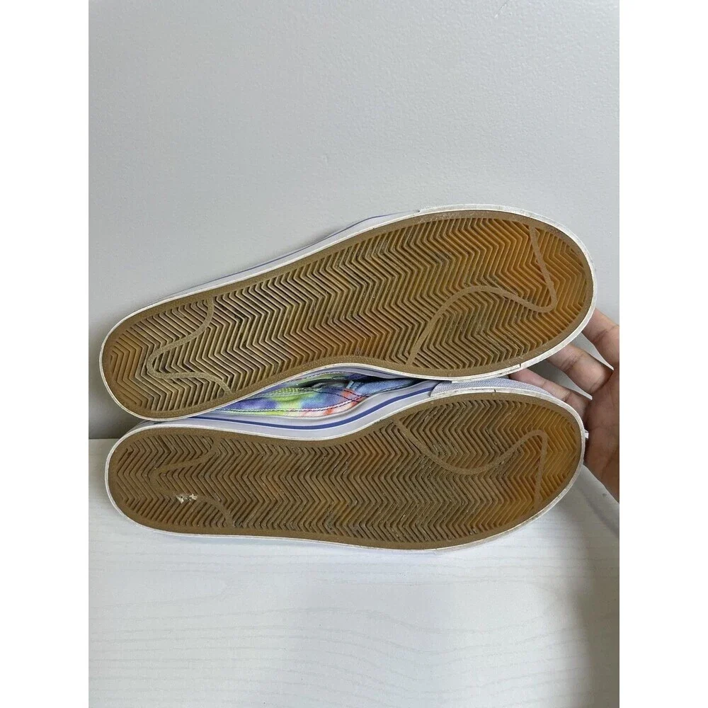 Nike Women's Size 11 Court Legacy CZ1752-900 Multicolor Tie Dye Slip On Sneakers